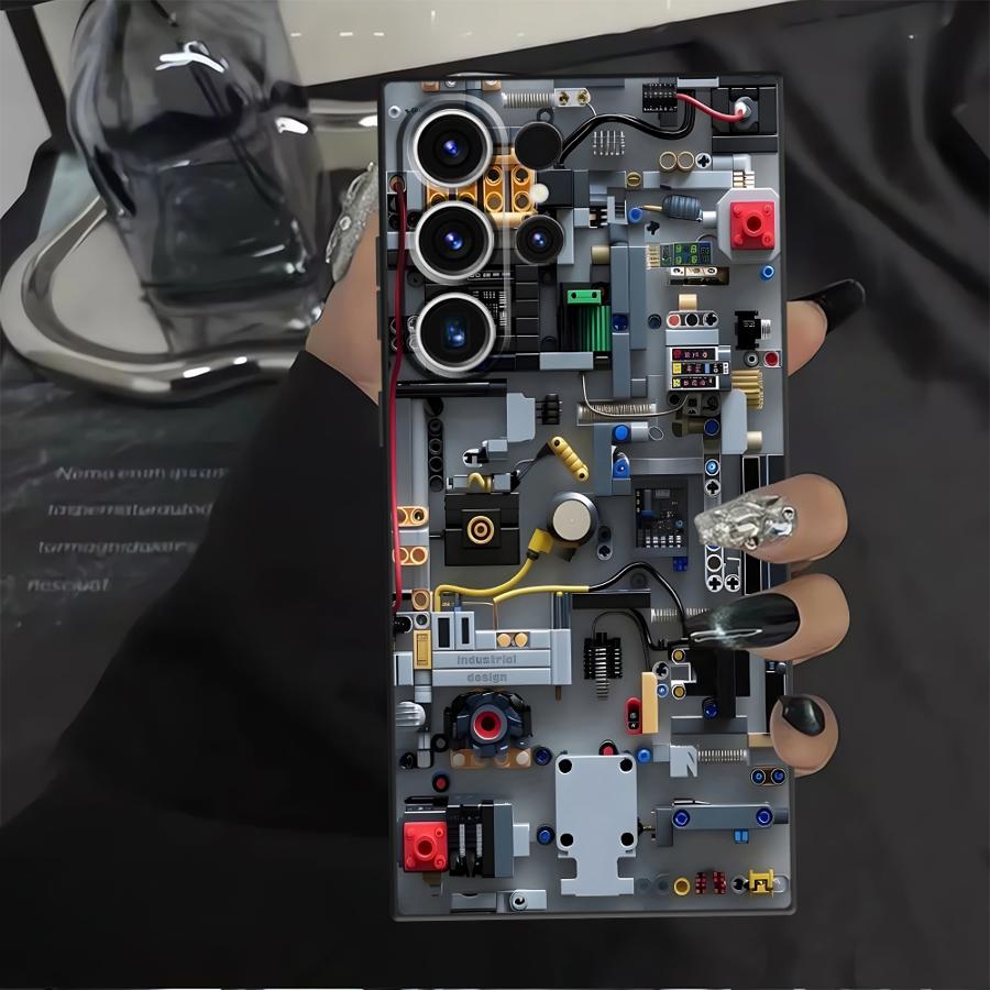Gaming Console Phone - Casing Konsol Game Ungu untuk Samsung