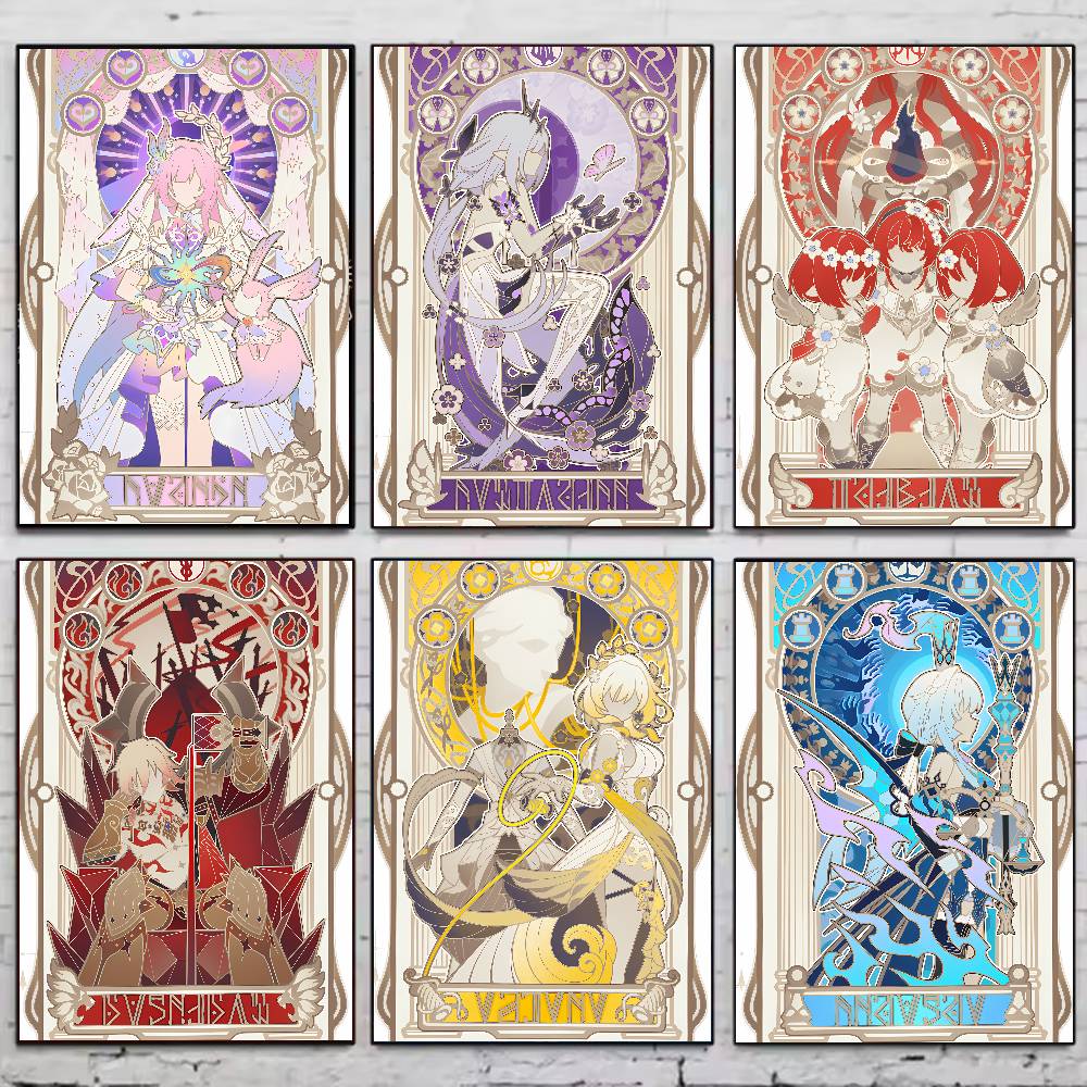Poster Honkai Star Rail Popule - Gaming Console Wallpaper ulasan dan harga