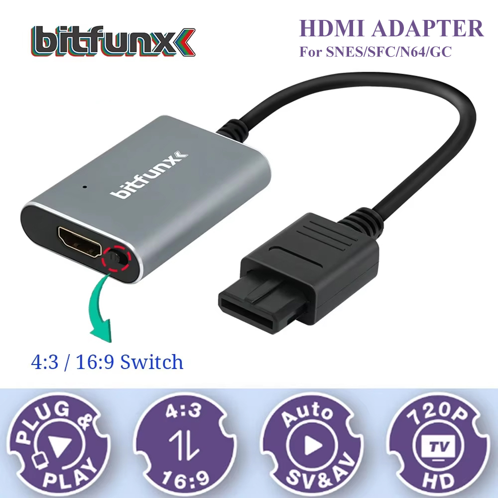 Bitfunx 720P Svideo / AV Ke Ad - Gaming Console Mini ulasan dan harga