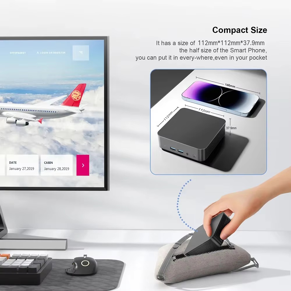 2026 Intel N150 Mini PC Portab - Gaming Console Mini ulasan dan harga