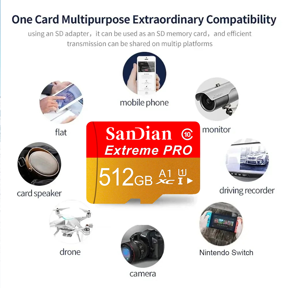 Kartu Micro TF SD Kecepatan Ti - Gaming Console Phone ulasan dan harga