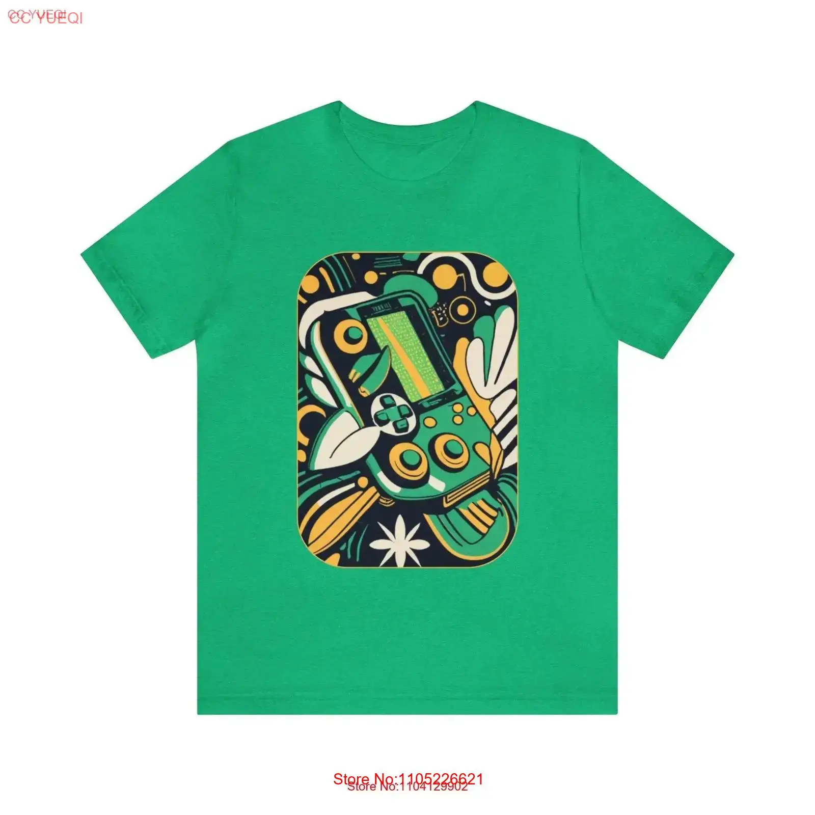 Kaos Jersey Hijau Daun Retro O - Gaming Console Old School ulasan dan harga