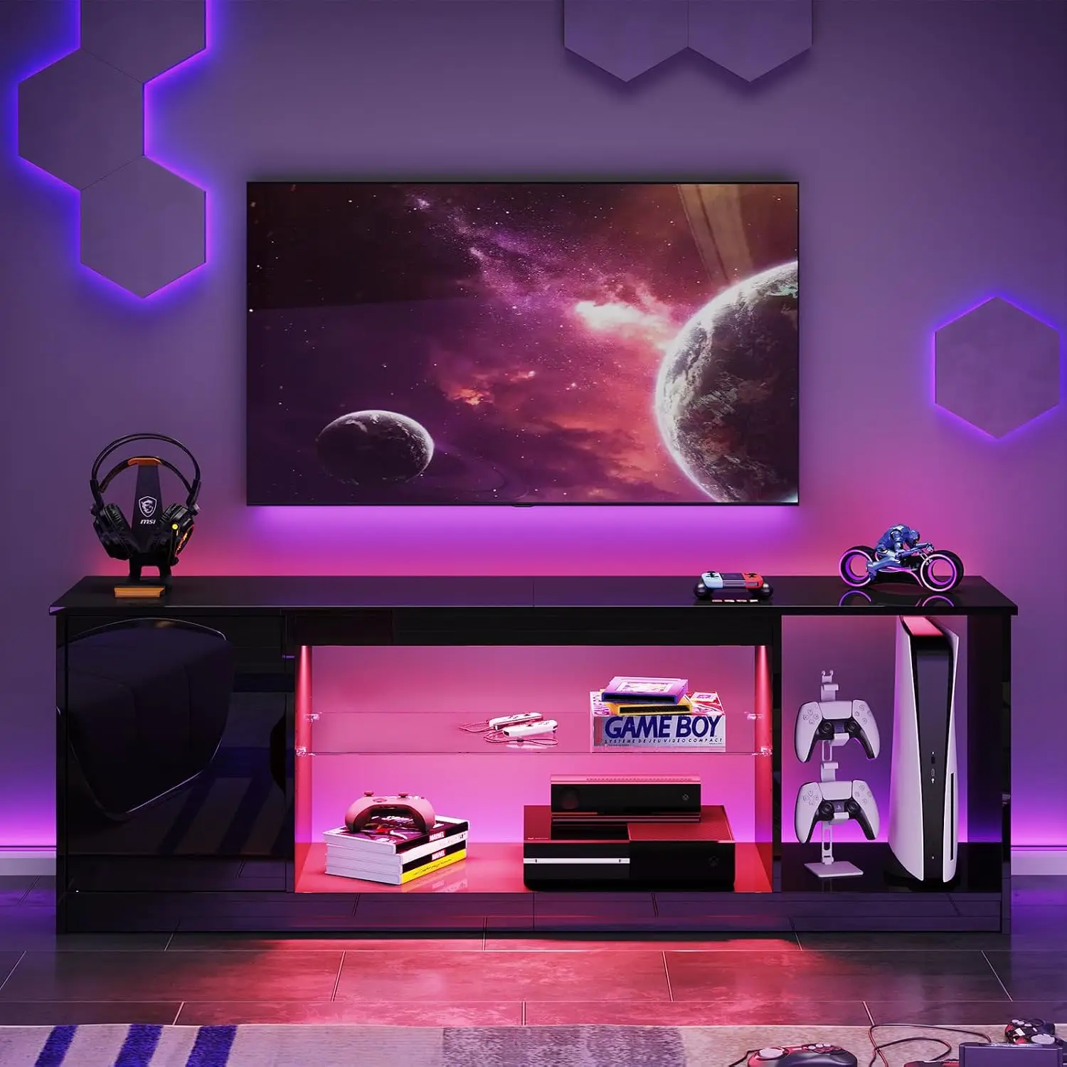 Konsol Media Hitam Mengkilap 5 - Gaming Console For Tv Xbox ulasan dan harga